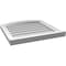 Ekena Millwork Arch Top Surface Mount PVC Gable Vent: Functional, w/ 2"W x 2"P Brickmould Sill Frame, 22"W x 22"H GVPAR22X2203SF - alternate 5